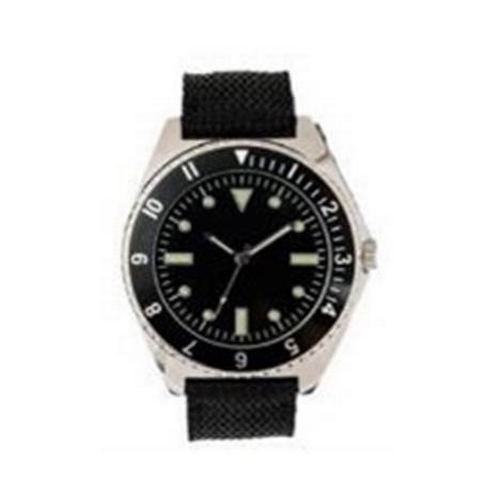 62 - VERY NICE New Gents 1970s US Navy Diver Watch with Engraved Back in Presentation Box