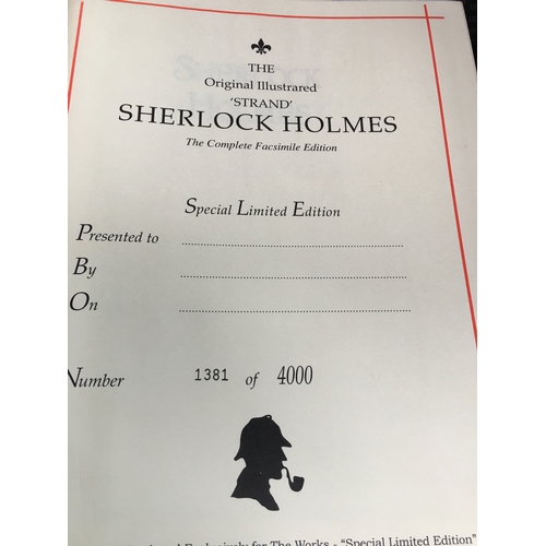 395 - FANTASTIC LTD EDITION HARDBACK SHERLOCK HOLMES TOME FEATURING THE ORIGINAL ILLUSTRATED STRAND THE CO... 