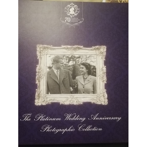 260 - The platinum wedding anniversary coin with certificate and folder