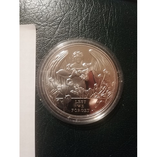 267 - Battle of Ypres commemorative coin. This comes with its original purchase letter