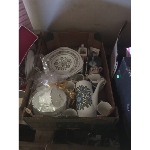 303 - BOX LOT FULL OF CHINA ETC