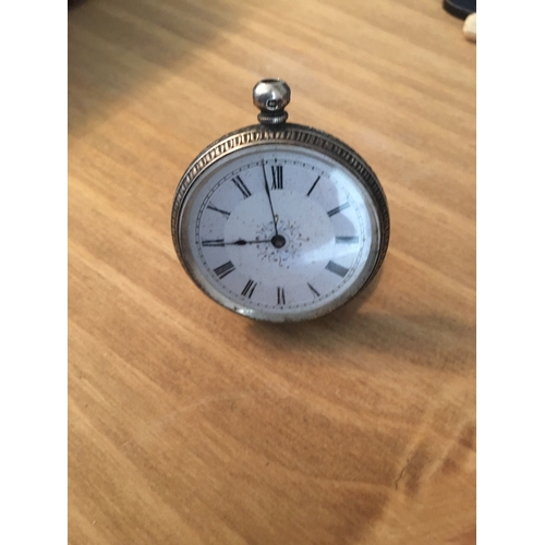 125 - POCKET WATCH IN NEED OF REPAIR WITH HALLMARKS