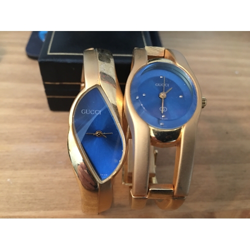 311 - TWO LOVELY GUCCI WATCHES (PRESUMED REPLICAS)?.