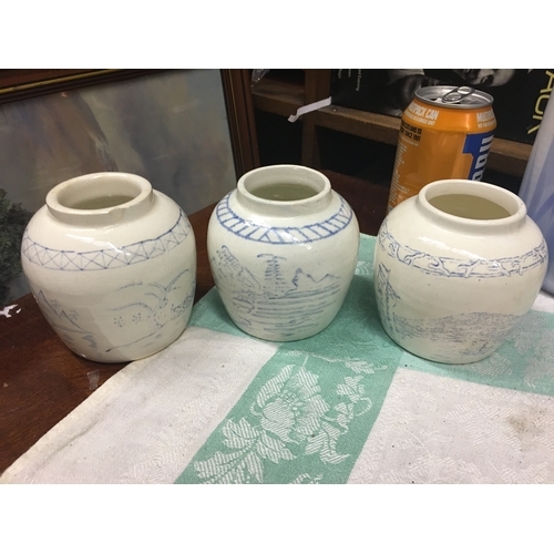 318 - THREE EARLY ORIENTAL POTS