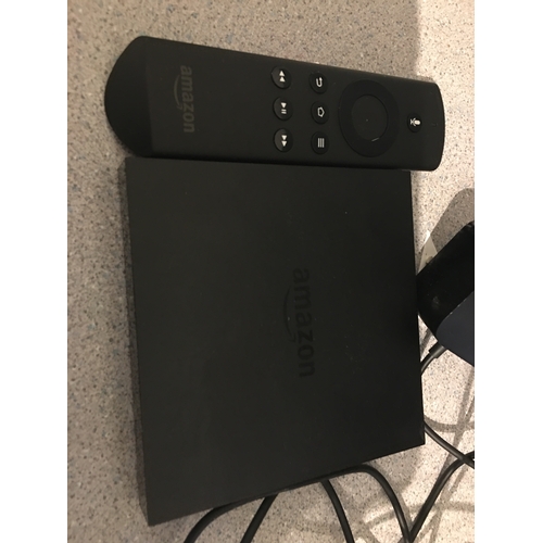 78 - AMAZON TV BOX WITH REMOTE AND CABLE FULLY WORKING