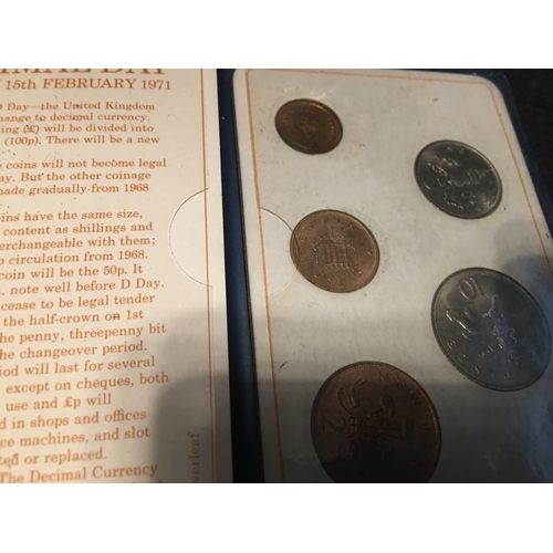 331 - NICE COLLECTION OF BRITAIN'S FIRST DECIMAL COINS