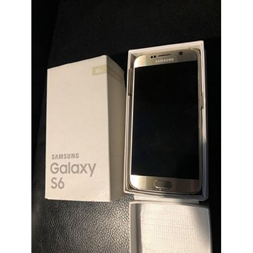 340 - CRACKING GALAXY S6 GOLD PLATINUM
BOXED

WORKING