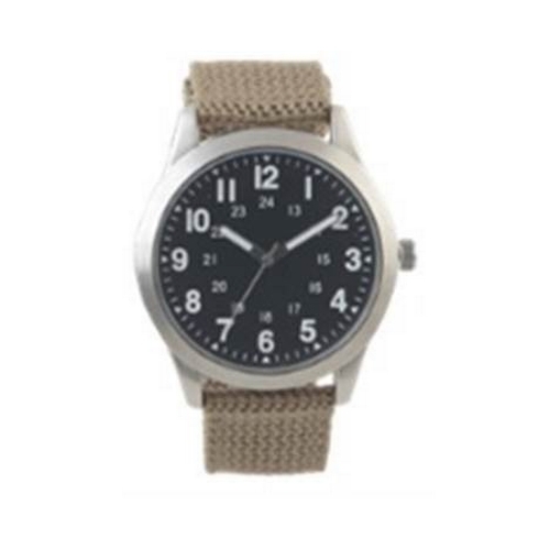 33 - Brand New Gents US Army 1970s Khaki Field Watch in a presentation box