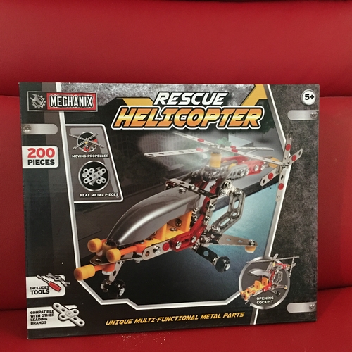 206 - CRACKING MACHANIX 200PCE RESCUE HELECOPTER  IN MINT CONDITION