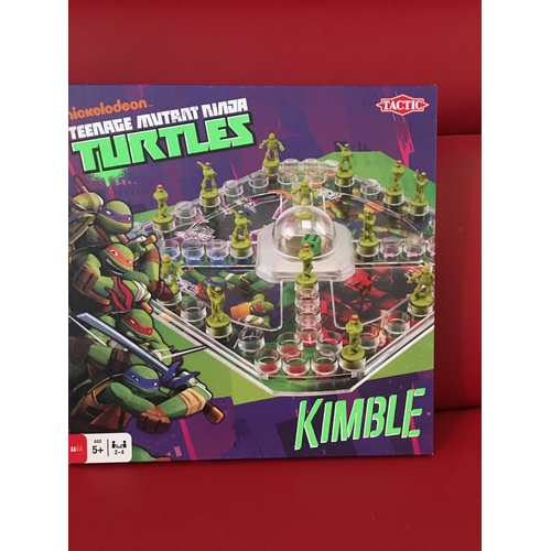 208 - KIMBLE NINJA TURTLES GAME COMPLETE WITH INSTRUCTIONS