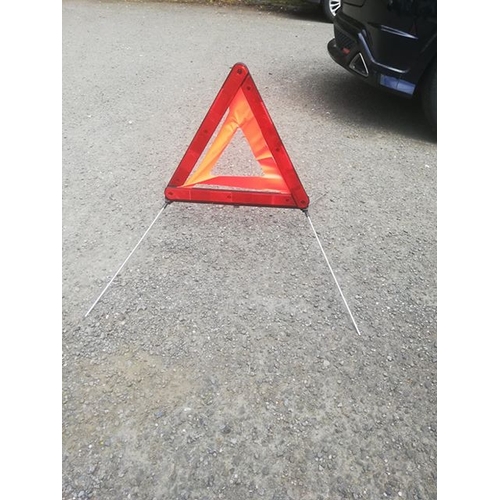 348 - Mercedes benz warning triangle. This one came from an s-class Mercedes (the highest class) in good f... 