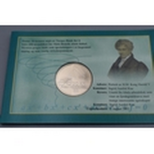 367 - FANTASTIC Norwegian 2002 20-Krone Brilliant Uncirculated Coin in Display Case