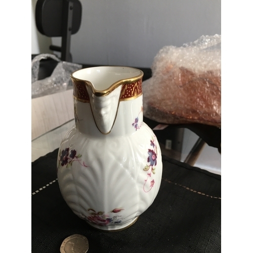 71 - LOVELY Coalport Abacus, The Caughley mask head jug.