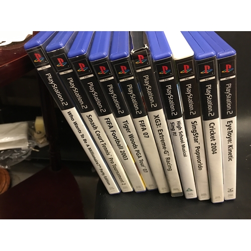 289 - COLLECTION OF 10 PS2 GAMES