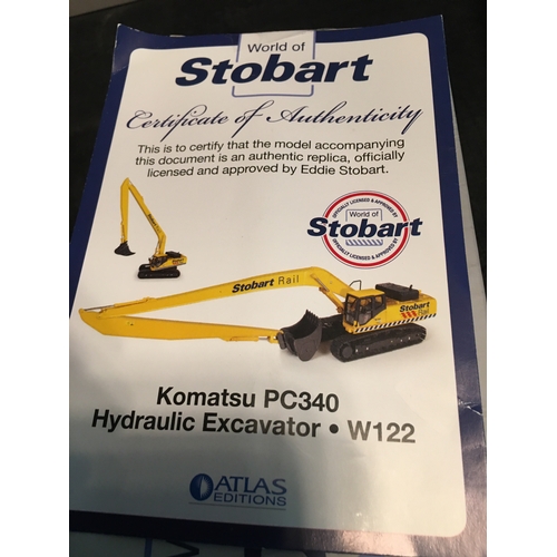 313 - CRACKING BOXED EDDIE STOBBART KOMATSU PC 340