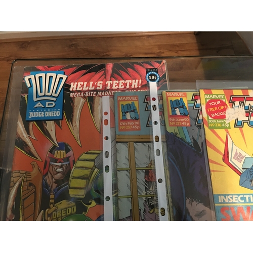 40 - 8 VINTAGE TRANSFORMERS COMICS ALL IN COVERS AND VERY GOOD CONDITION & 1 OTHER