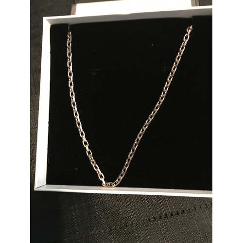 200B - LOVELY SILVER 925 NECKLACE CHAIN  IN PRESENTATION BOX