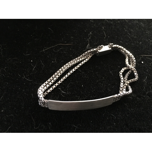 194 - LOVELY SILVER 925 BRACELET WITH PRESENTATION BOX