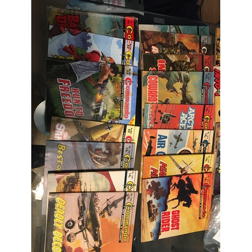 257 - CRACKING COLLECTION OF 20 COMMANDO COMICS