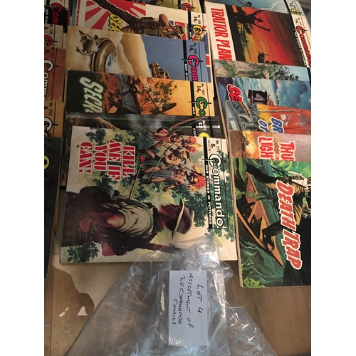 259 - CRACKING COLLECTION OF 20 COMMANDO COMICS