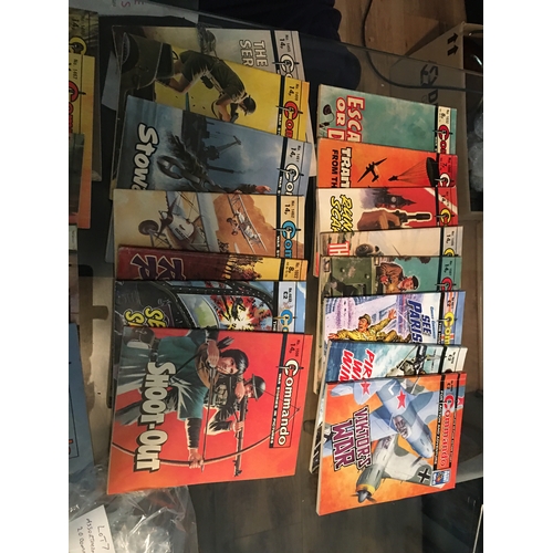 270 - CRACKING COLLECTION OF 20 COMMANDO COMICS