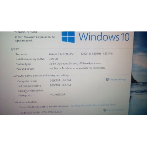 375 - CRACKING HP NOTEBOOK TESTED AND FULLY WORKING WITH BATTERY AND CHARGER AND WINDOWS 10