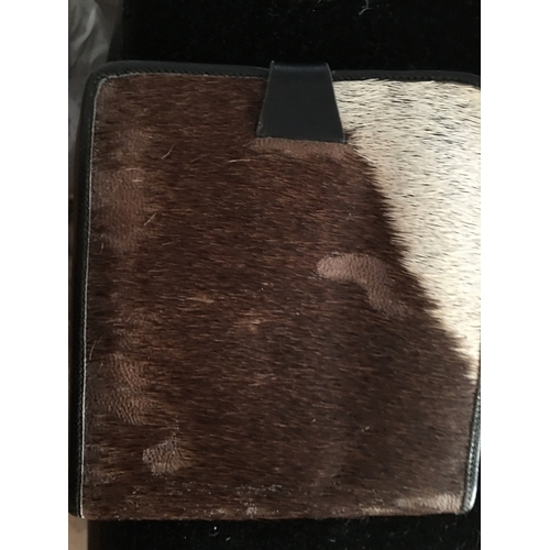 378 - LOVELY PONY HAIR LEATHER WALLET