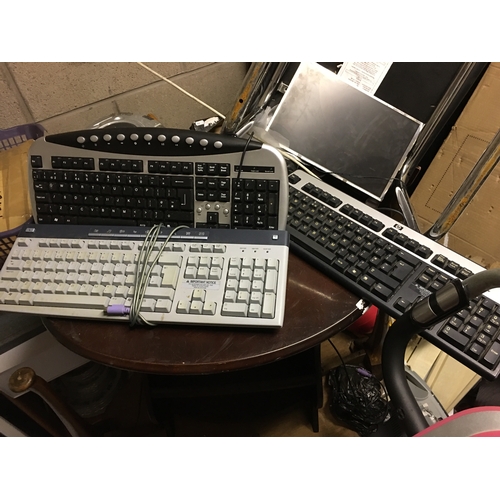 262 - THREE PC KEYBOARDS ALL TESTED AND WORKING