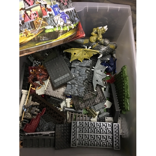 283 - BOX OF MEGA BLOCKS DRAGONS METAL AGES