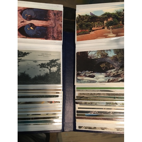 308 - ALBUM OF 80 POSTCARDS