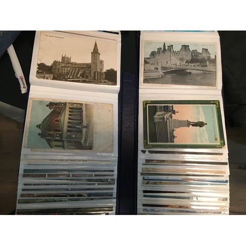 315 - ALBUM OF 80 POSTCARDS