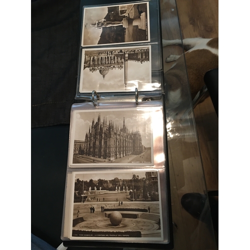 316 - ALBUM OF 100 POSTCARDS