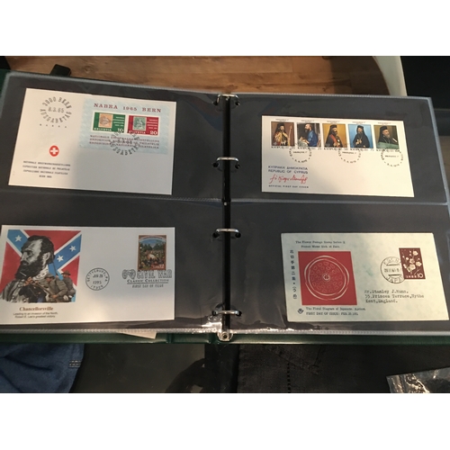 318 - QUANTITY OF 152 FIRST DAY COVERS WITH ALBUM