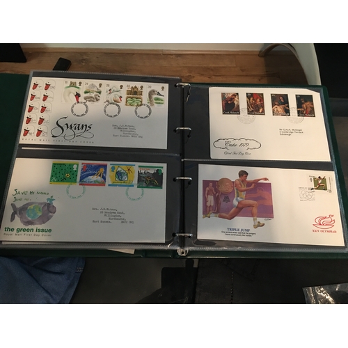 318 - QUANTITY OF 152 FIRST DAY COVERS WITH ALBUM