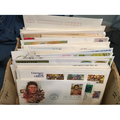 319 - BOX QUANTITY OF 150 FIRST DAY COVERS LOOSE