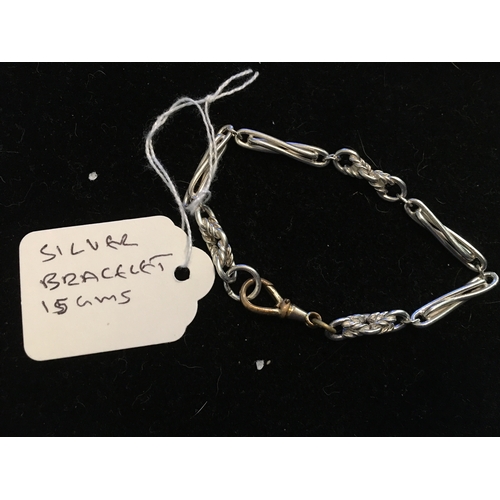 100I - LOVELY SILVER BRACELET 15 GRAMS