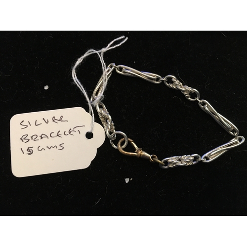 100I - LOVELY SILVER BRACELET 15 GRAMS