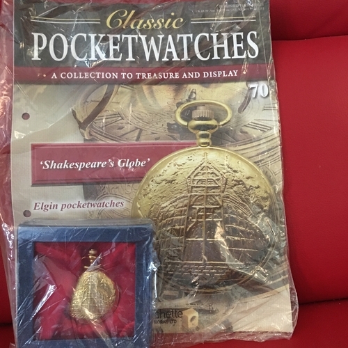 377 - FANTASTIC CLASSIC POCKET WATCHES COLLECTION WITH SEALED MAGAZINE SHAKESPEAR