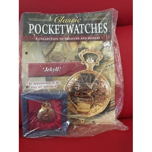 376 - FANTASTIC CLASSIC POCKET WATCHES COLLECTION WITH SEALED MAGAZINE JEKYLL