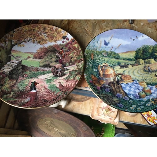 9 - THREE ALL CREATURE GREAT AND SMALL COLLECTORS PLATES