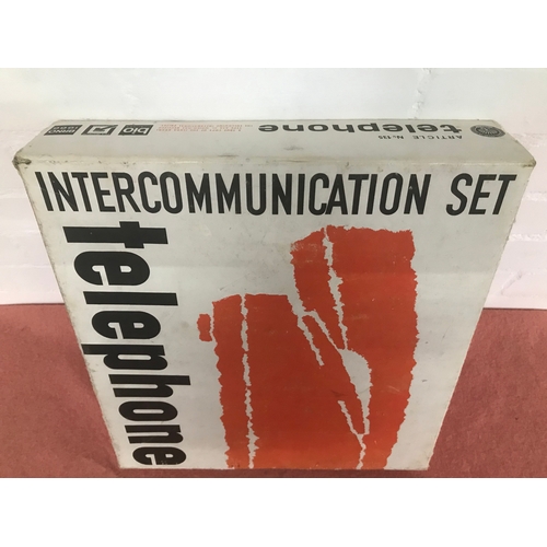 220 - VINTAGE 1970'S RETRO INTERCOM SET BOXED