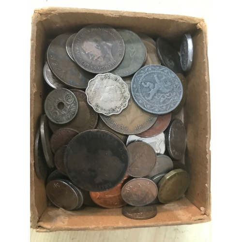 238 - BOX OF VINTAGE COINS