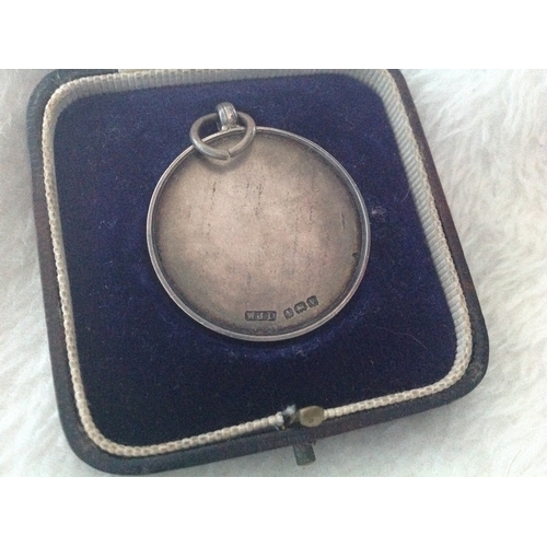 242 - SCOTTISH 1942 CUP FINAL SOLID SILVER MEDAL