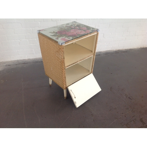 259 - LlOYD LOOM BEDSIDE CABINET