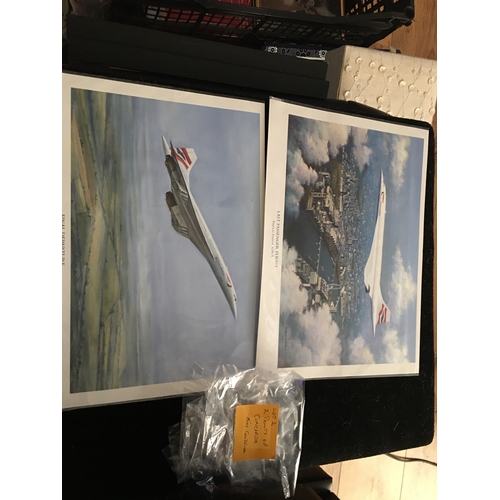 172 - TWO PRINTS OF CONCORDE  MINT CONDITION
L2