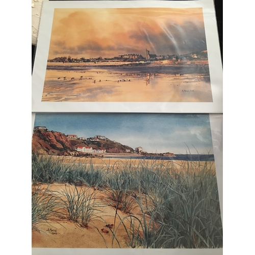 305 - TWO PRINTS OF KINGHORN & BURNTISLAND BY A.MARCOL

L3