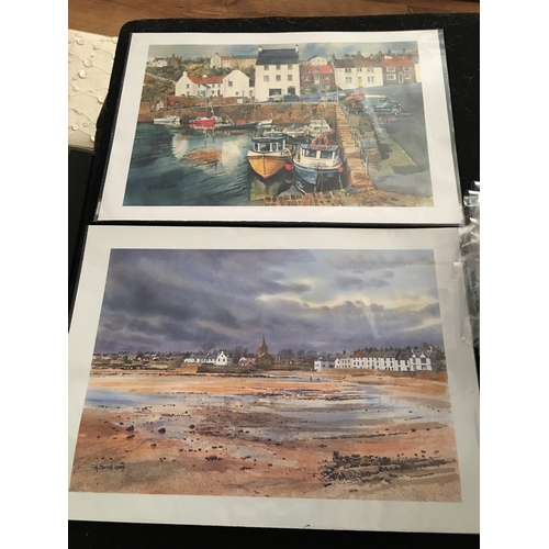 306 - TWO PRINTS OF LOWER LARGO & ANSTRUTHER BY A.MARCOL

L4