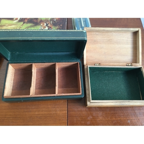 275 - TWO VINTAGE TRINKET BOXES