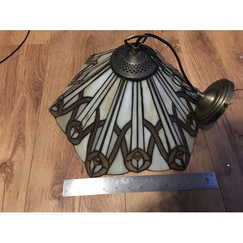 378 - TIFFANY STYLE LAMPSHADE