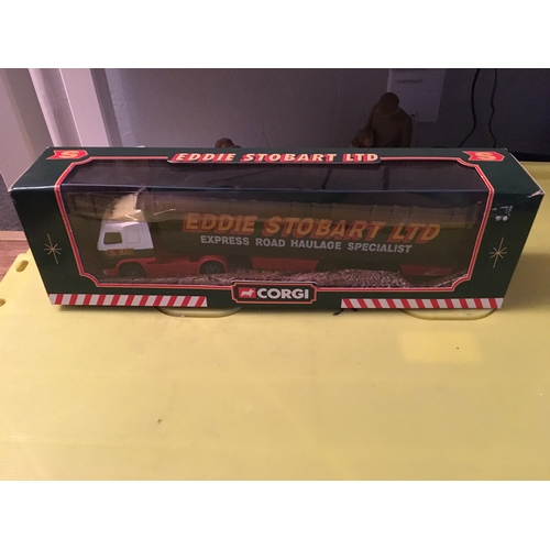 200A - BOXED EDDIE STOBBART CORGI TRUCK